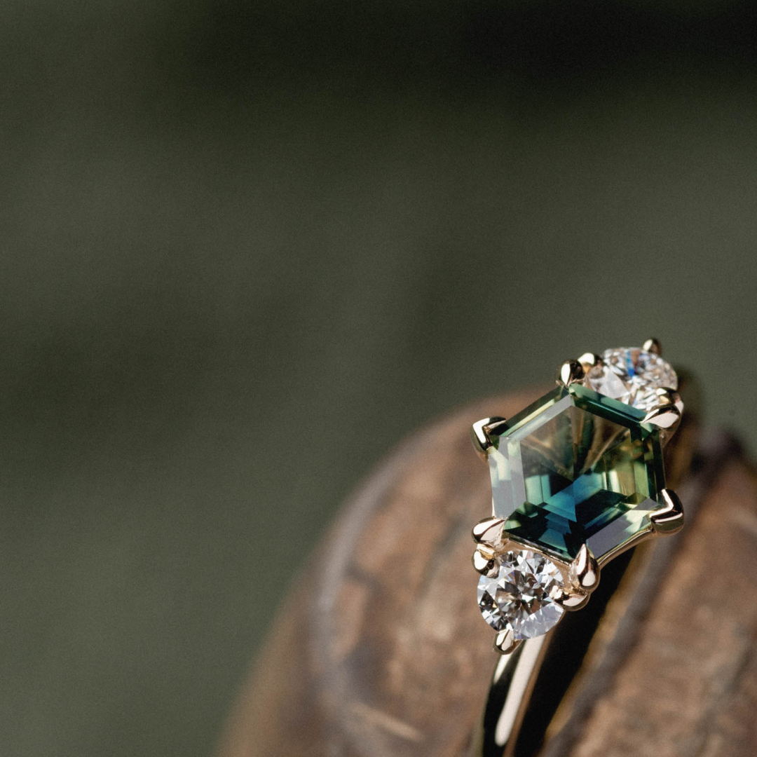 Three Stone of Hex & Diamond