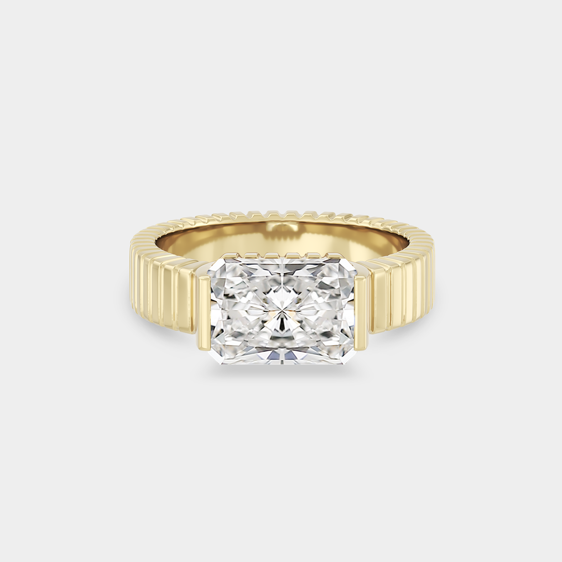 Bar Set Radiant on Ribbed Shank