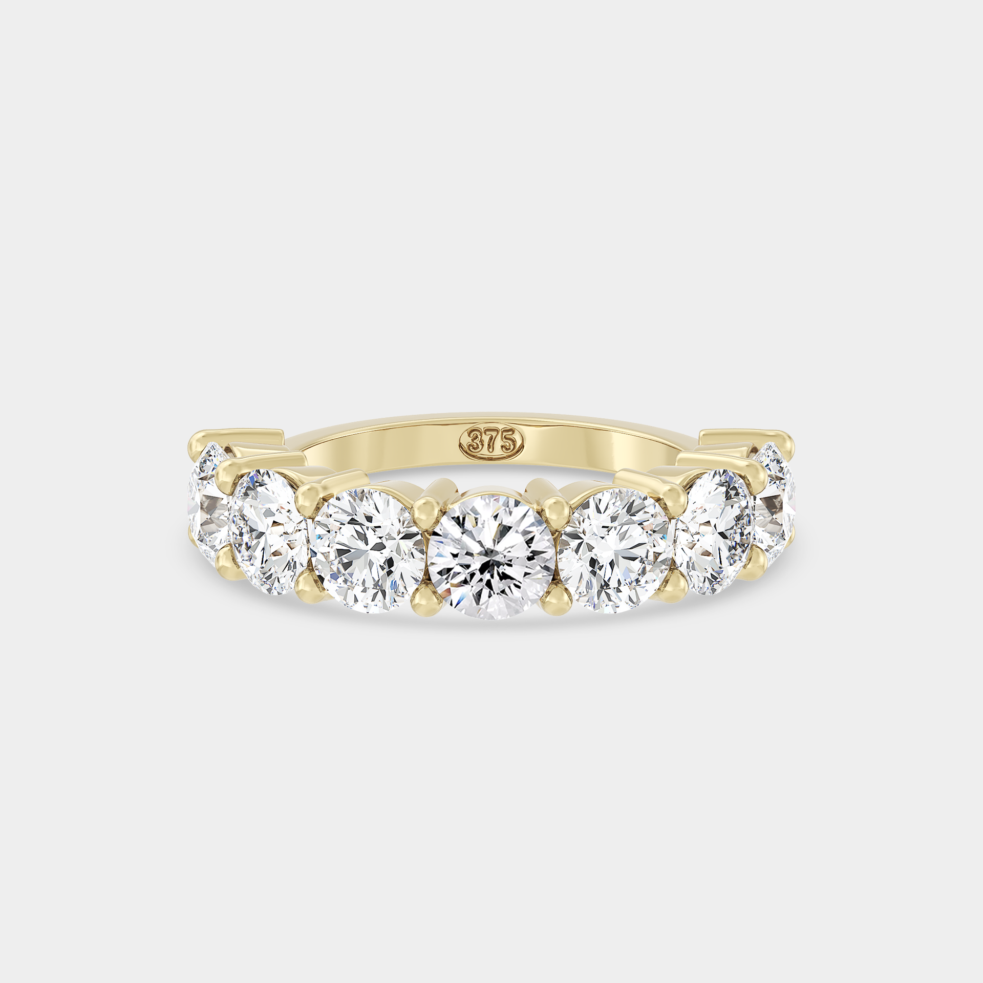 Half Band of Round Diamond
