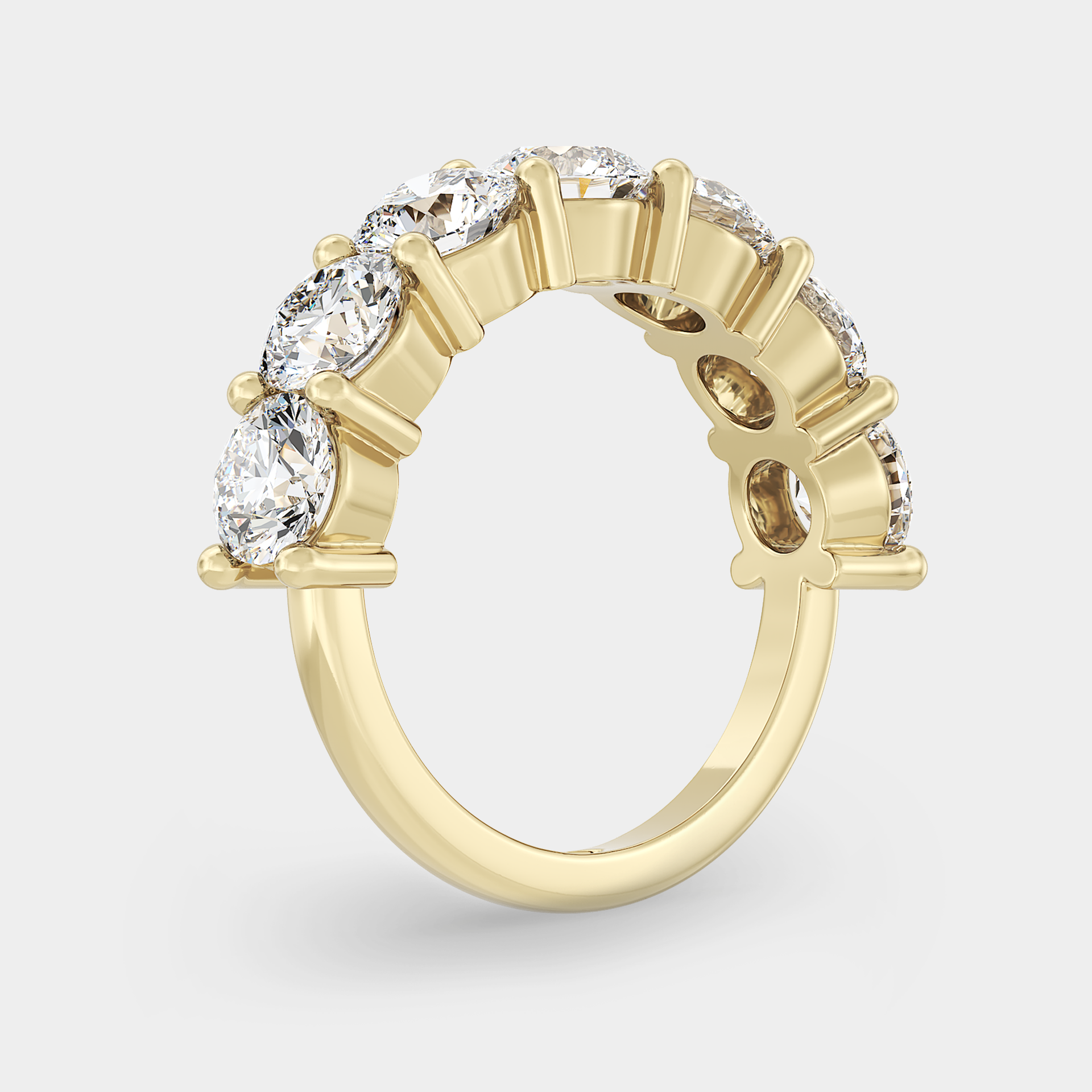 Half Band of Round Diamond