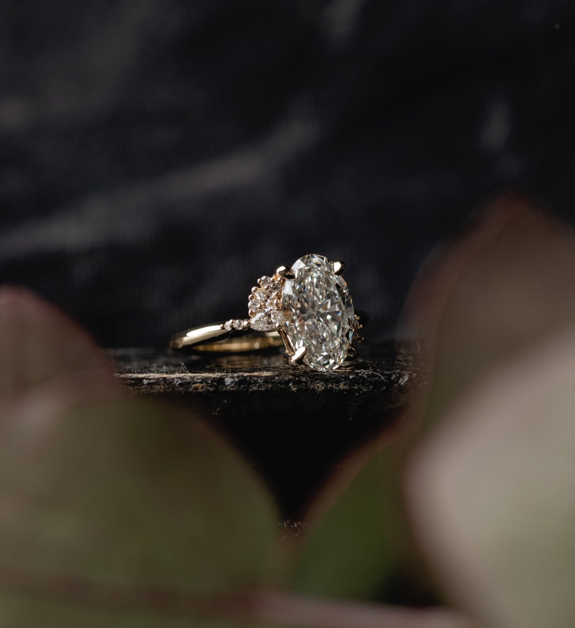 Asymmetrical Cluster of White Diamond - Laher -