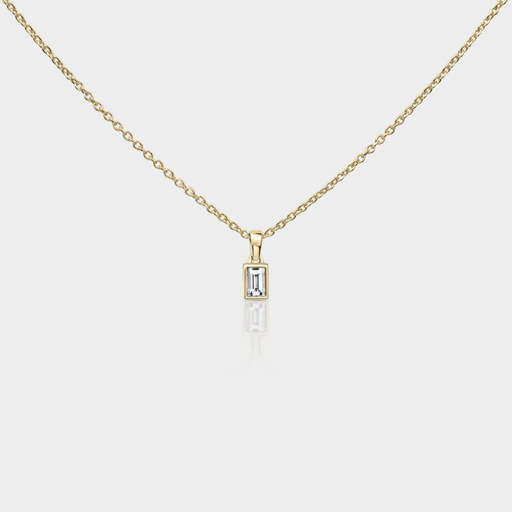 Fine Baguette Pendant - Laher -