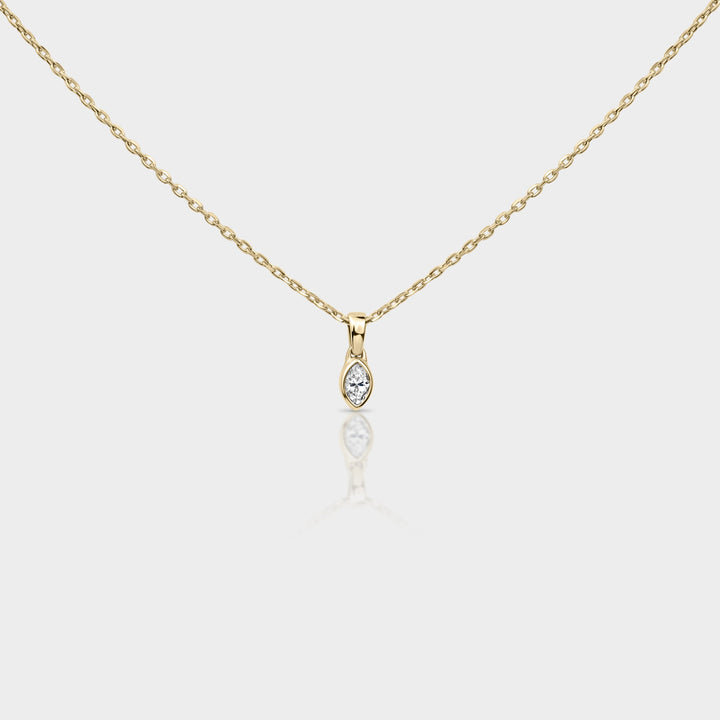 Fine Marquise Pendant - Laher -
