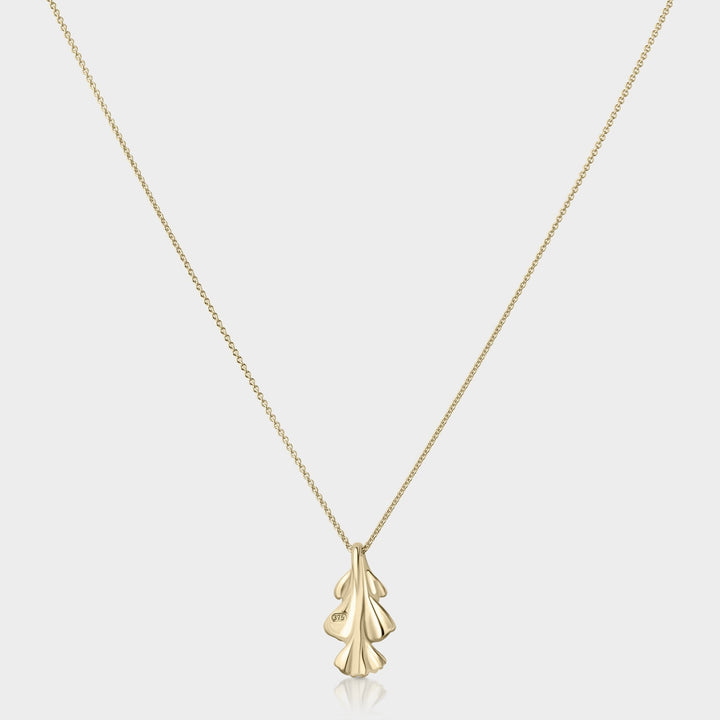 Tri - Ginkgo Pendant - Laher -