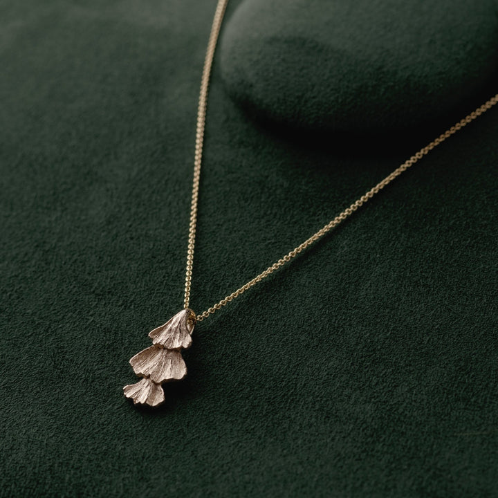 Tri - Ginkgo Pendant - Laher -