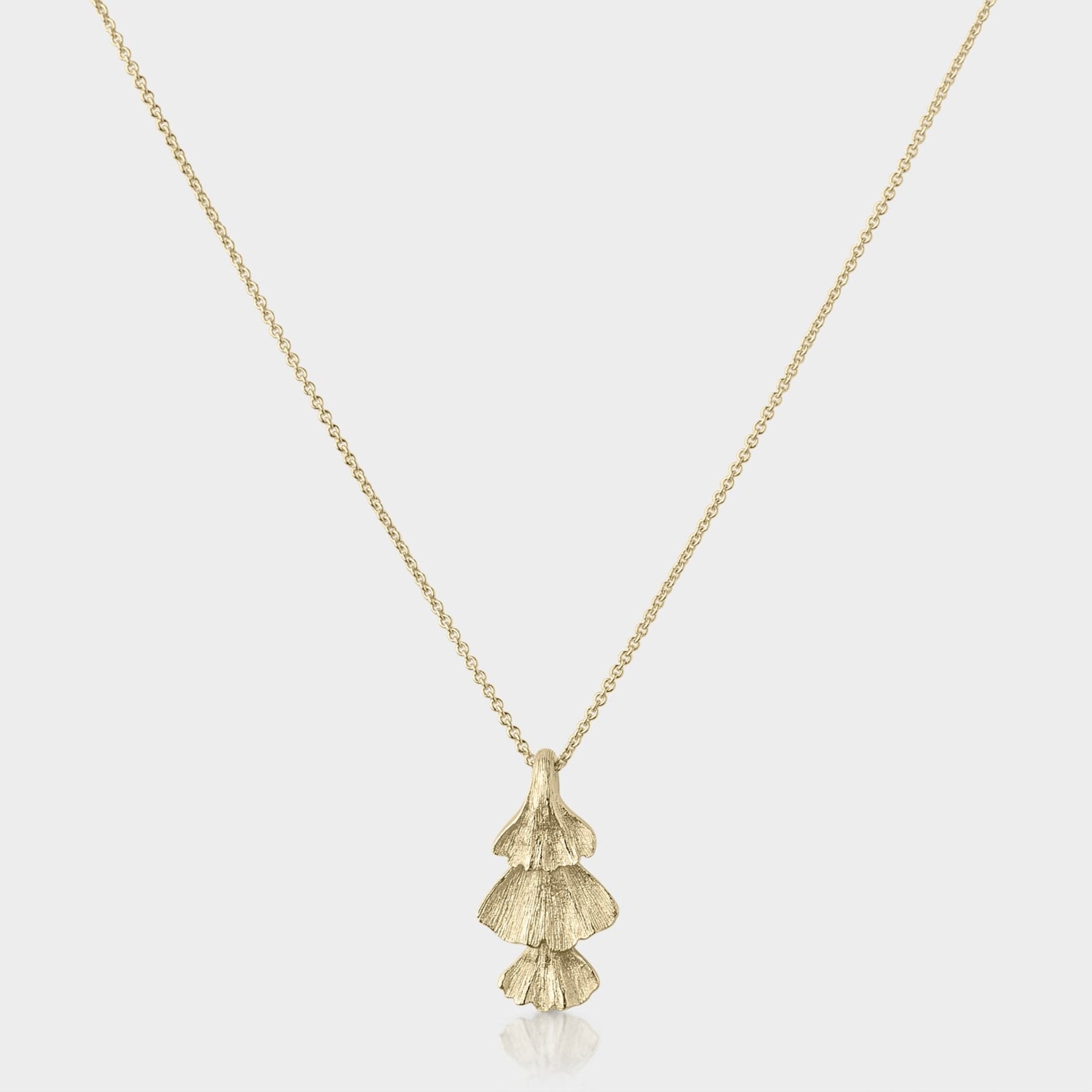 Tri - Ginkgo Pendant - Laher -