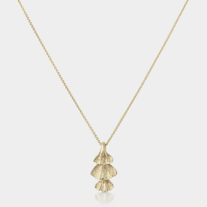 Tri - Ginkgo Pendant - Laher -