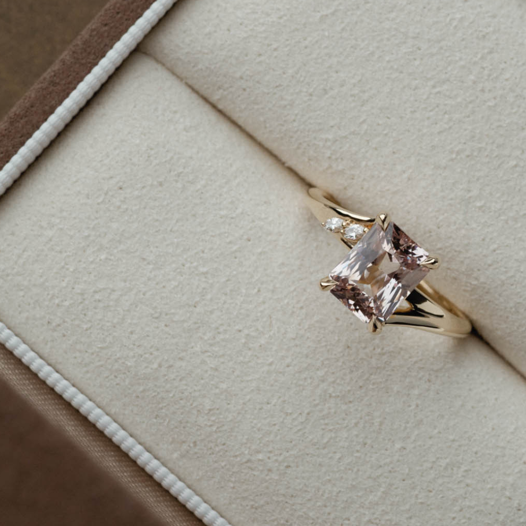 Split Shank of Morganite