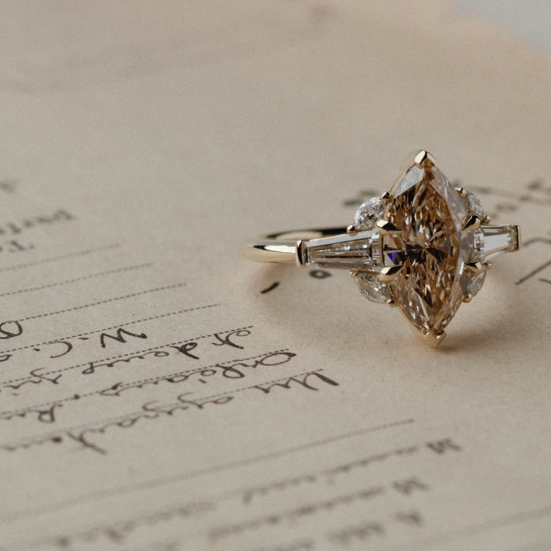 Champagne Marquise, Tapered Baguettes & Marquise