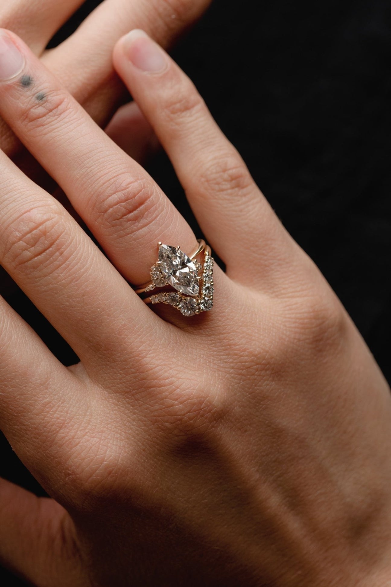 Asymmetrical Cluster of Marquises - Laher