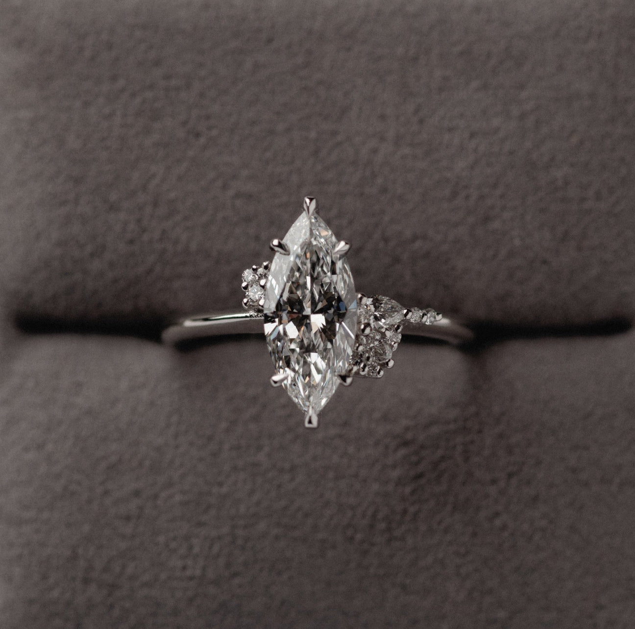 Asymmetrical Cluster Of Marquises - Laher