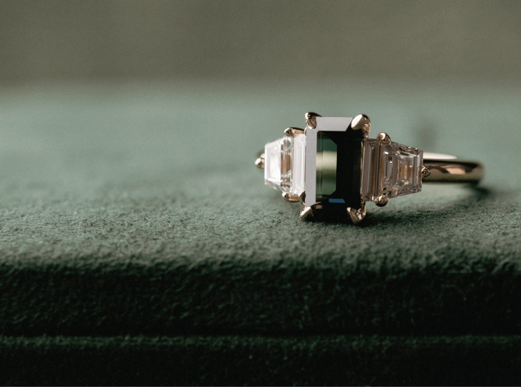 Five Stone of Sapphire & Diamond - Laher