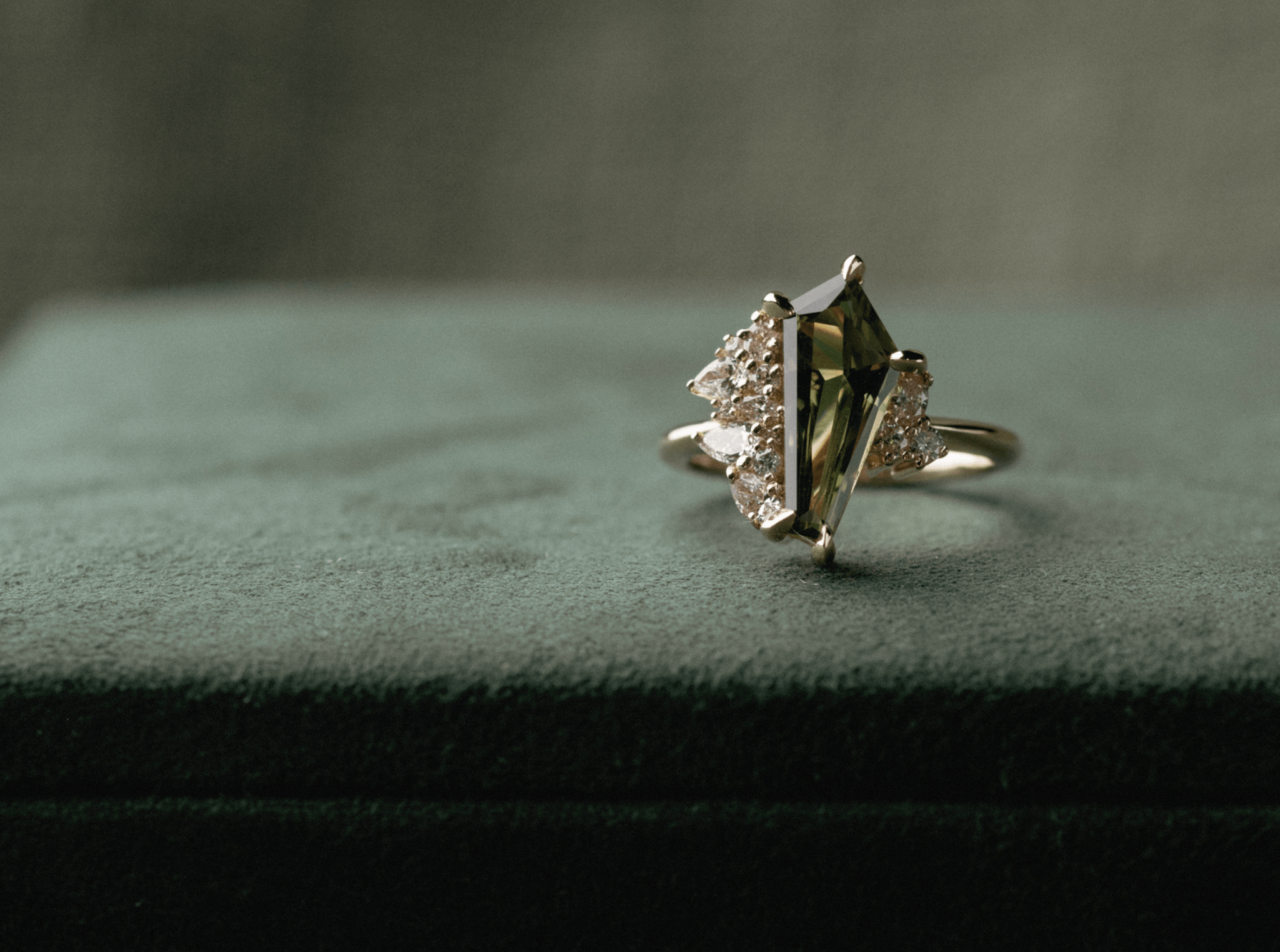 Irregular Cluster of Sapphire & Diamond - Laher