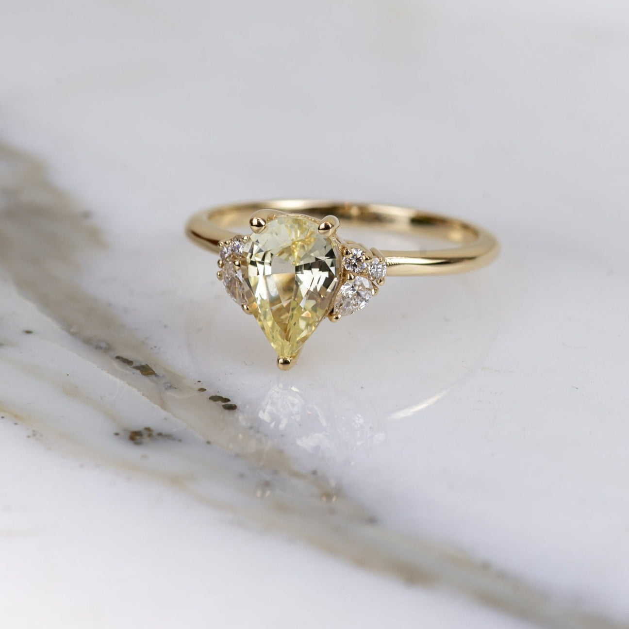 Pear Cluster of Sapphire - Laher