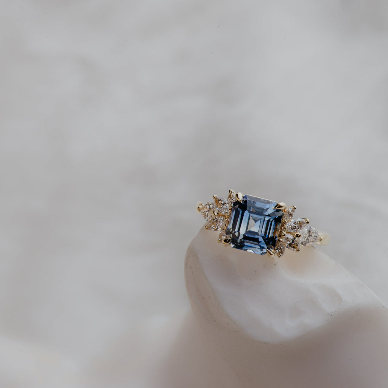 Sapphire Flower Cluster - Laher