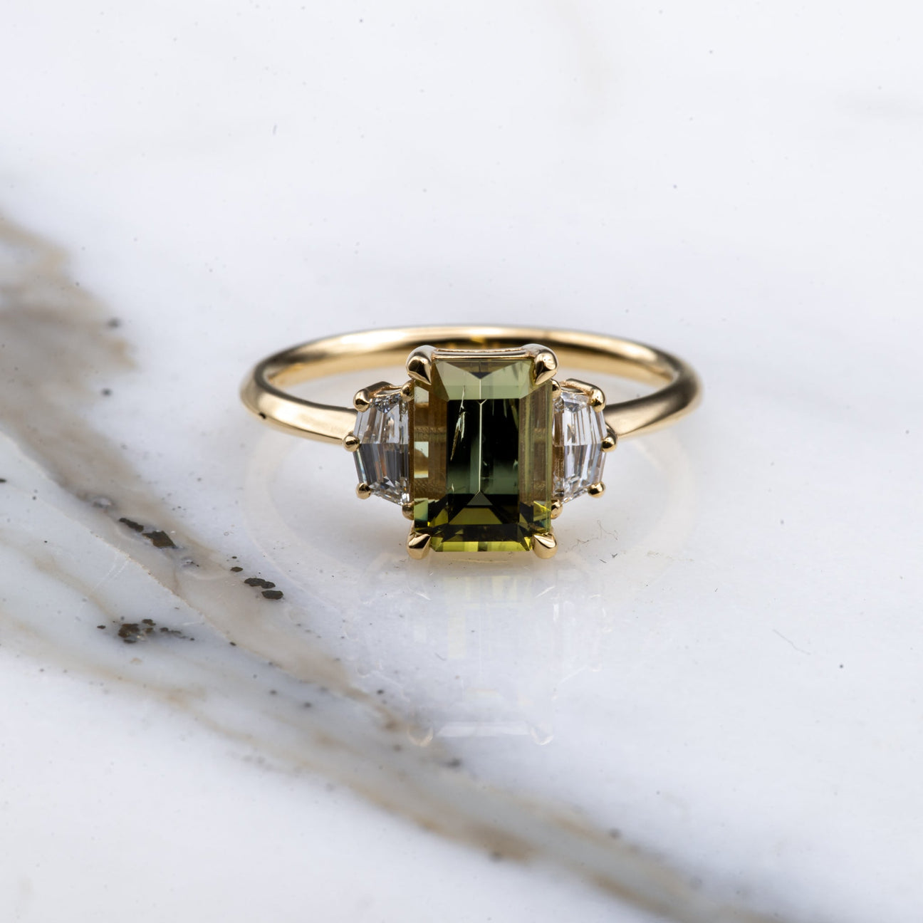 Three Stone of Cadi & Tourmaline - Laher