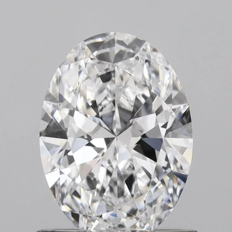 0.90ct Oval Lab Grown Diamond (Colour D, Clarity VS2, IGI Certified)