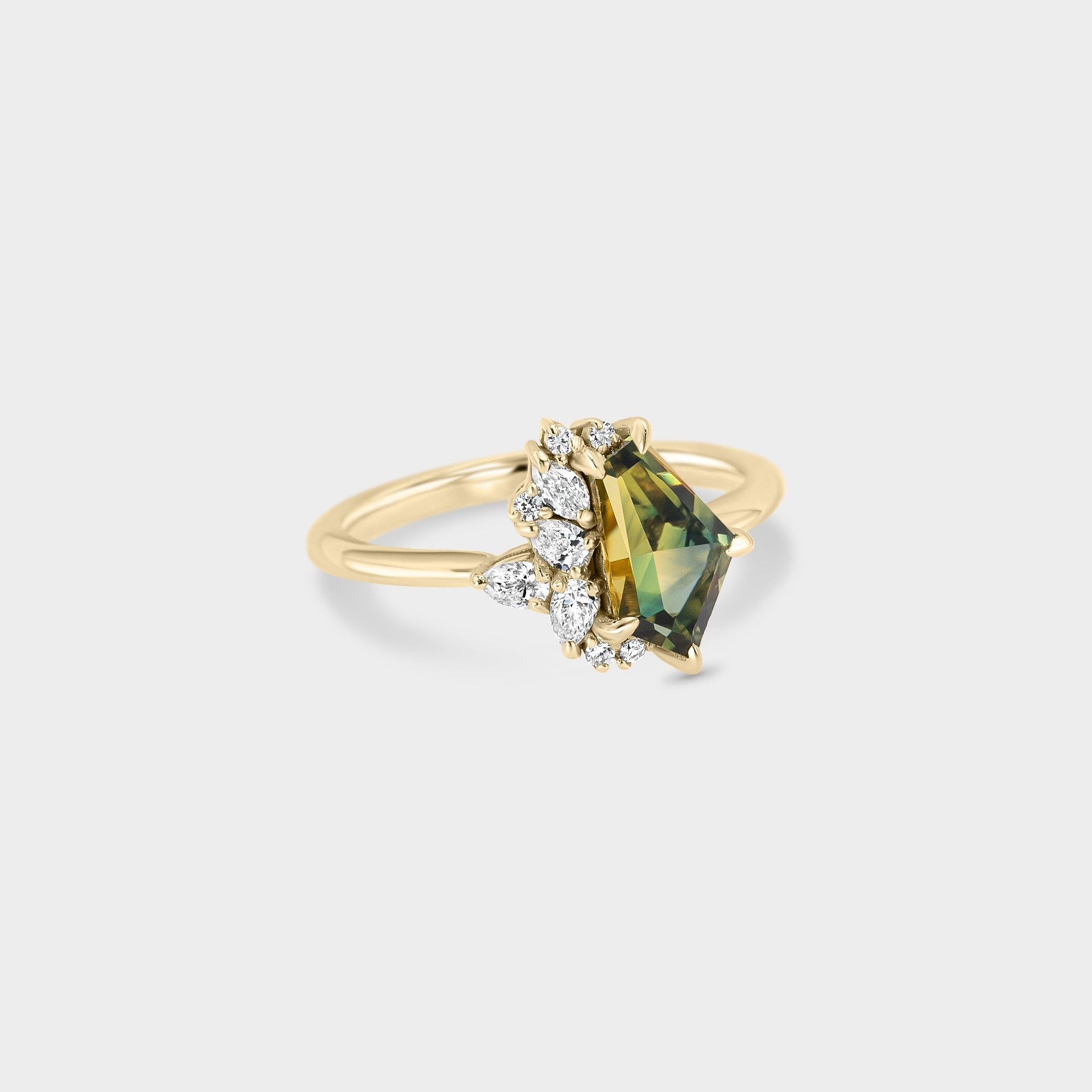 03⌇Irregular Cluster of Parti Sapphire - Laher -