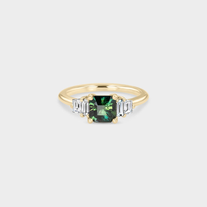 06⌇Five Stone of Sapphire & Diamond - Laher -