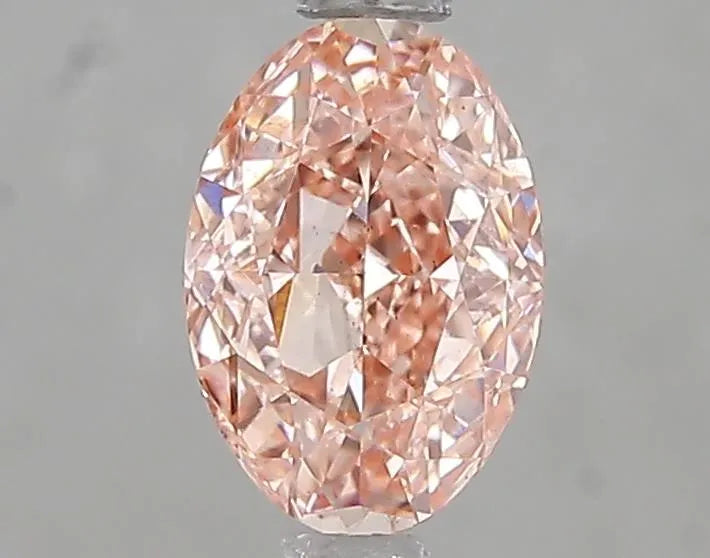 1.01ct Oval Lab Grown Diamond (Colour Fancy Vivid Pink, Clarity VS2, IGI Certified)