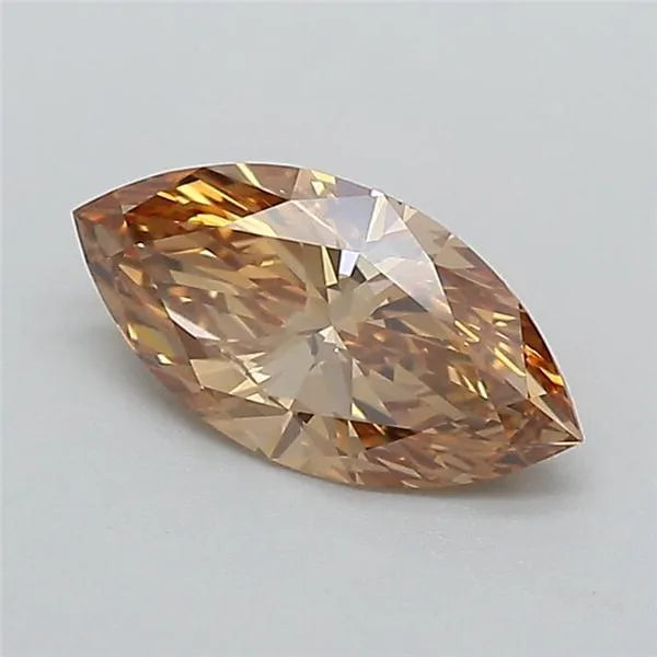1.06ct Marquise Lab Grown Diamond (Colour Fancy Brown, Clarity VVS2, IGI Certified)