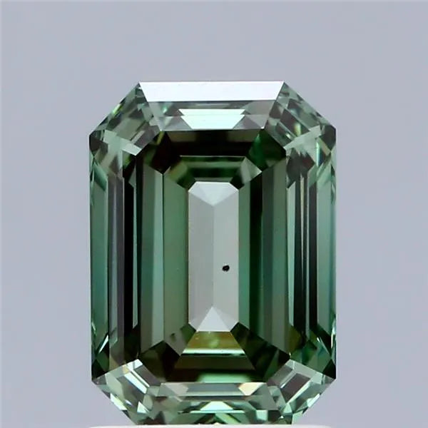 1.50ct Emerald Lab Grown Diamond (Colour Fancy Vivid Green, Clarity VS2, IGI Certified)