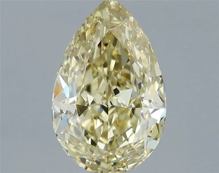 1.50ct Pear Lab Grown Diamond (Colour Fancy Yellow, Clarity VVS2, IGI Certified)
