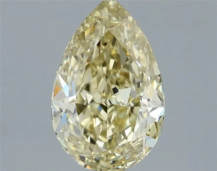 1.50ct Pear Lab Grown Diamond (Colour Fancy Yellow, Clarity VVS2, IGI Certified)