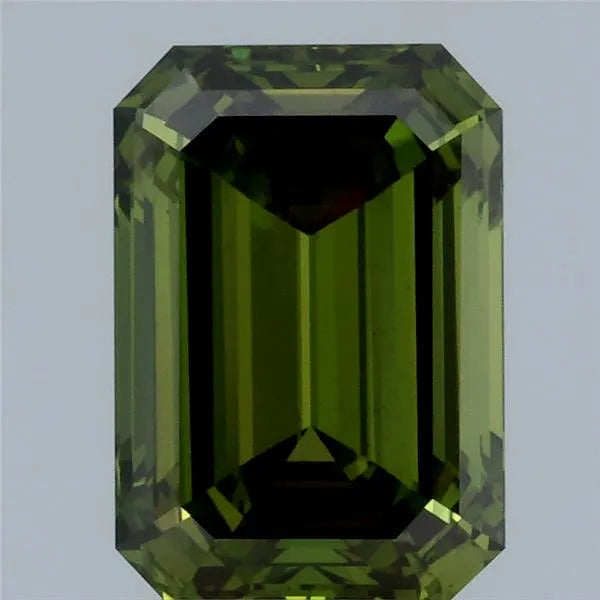 1.51ct Emerald Lab Grown Diamond (Colour Fancy Vivid Green, Clarity VS2, IGI Certified)