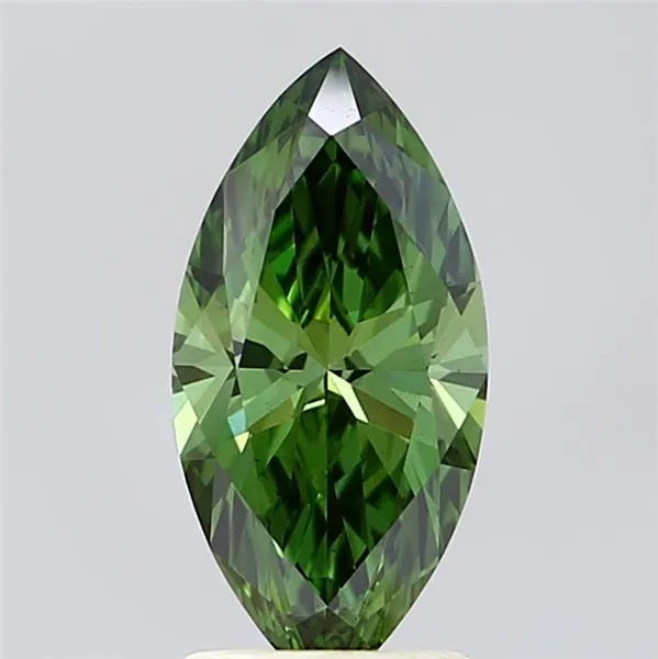 1.57ct Marquise Lab Grown Diamond (Colour Fancy Vivid Green, Clarity VS2, IGI Certified)