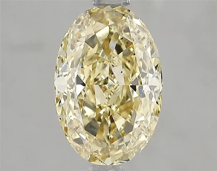1.87ct Oval Lab Grown Diamond (Colour Fancy Yellow, Clarity VS2, IGI Certified)