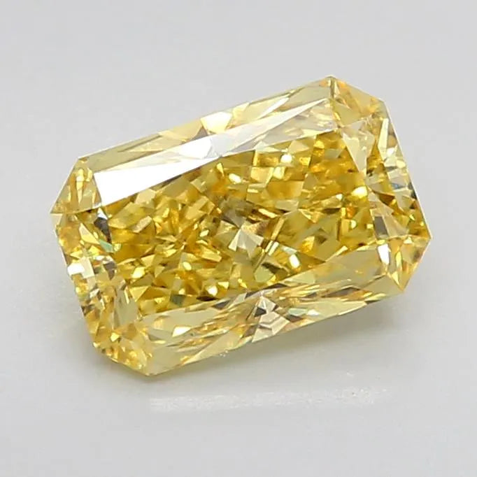 1.92ct Radiant Lab Grown Diamond (Colour Fancy Vivid Yellow, Clarity VS1, Cut GD, IGI Certified)