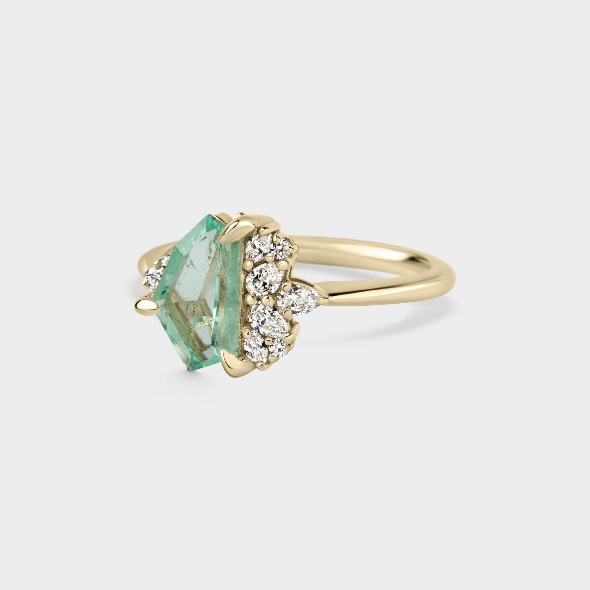1.14ct Irregular Cluster of Menzies Emerald - Laher - 