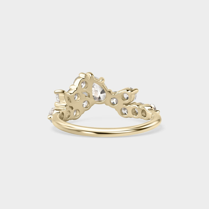 15 ⌇ Irregular Cluster Wedding Band - Laher - Wedding band