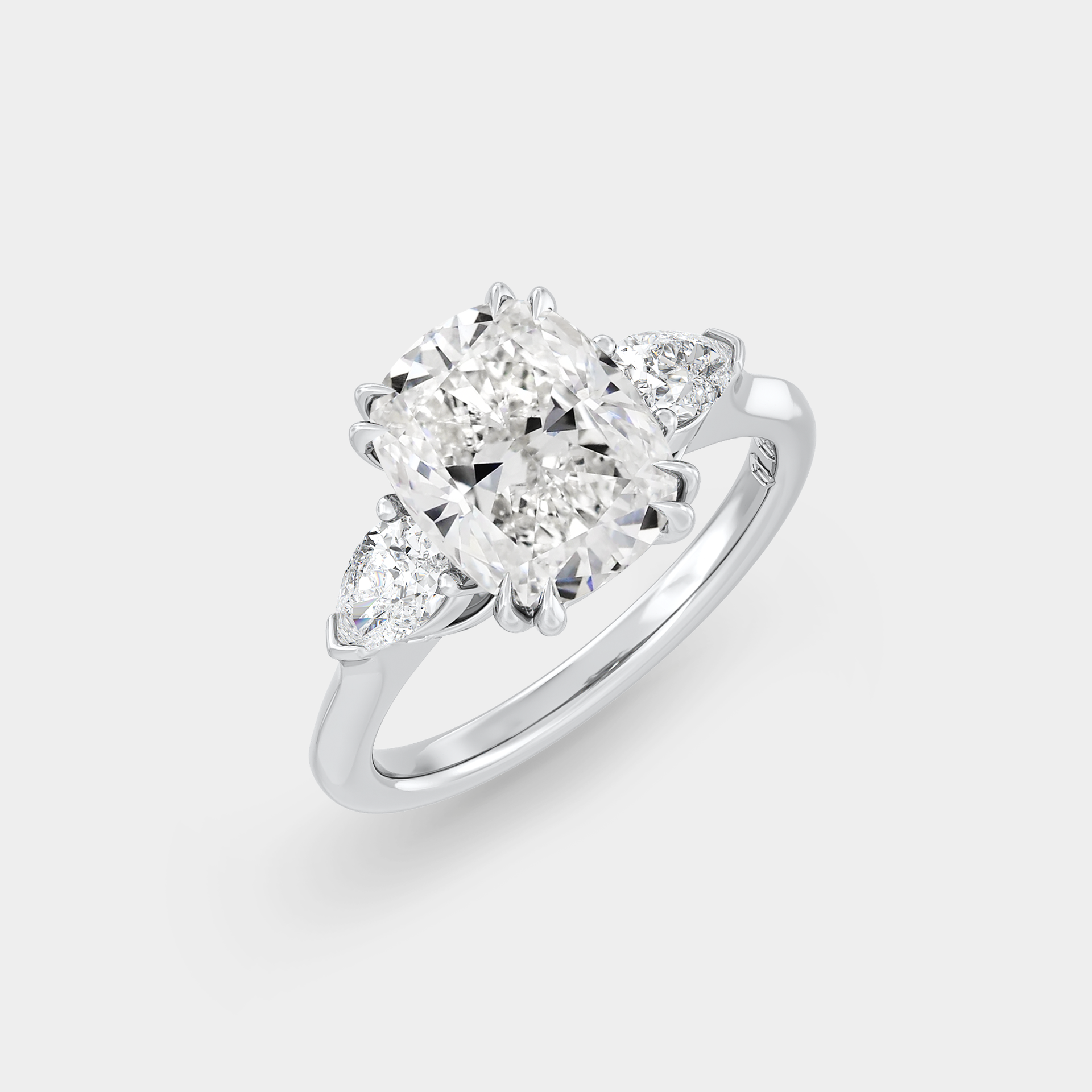 Trilogy of Elongated Lab Cushion & Pear