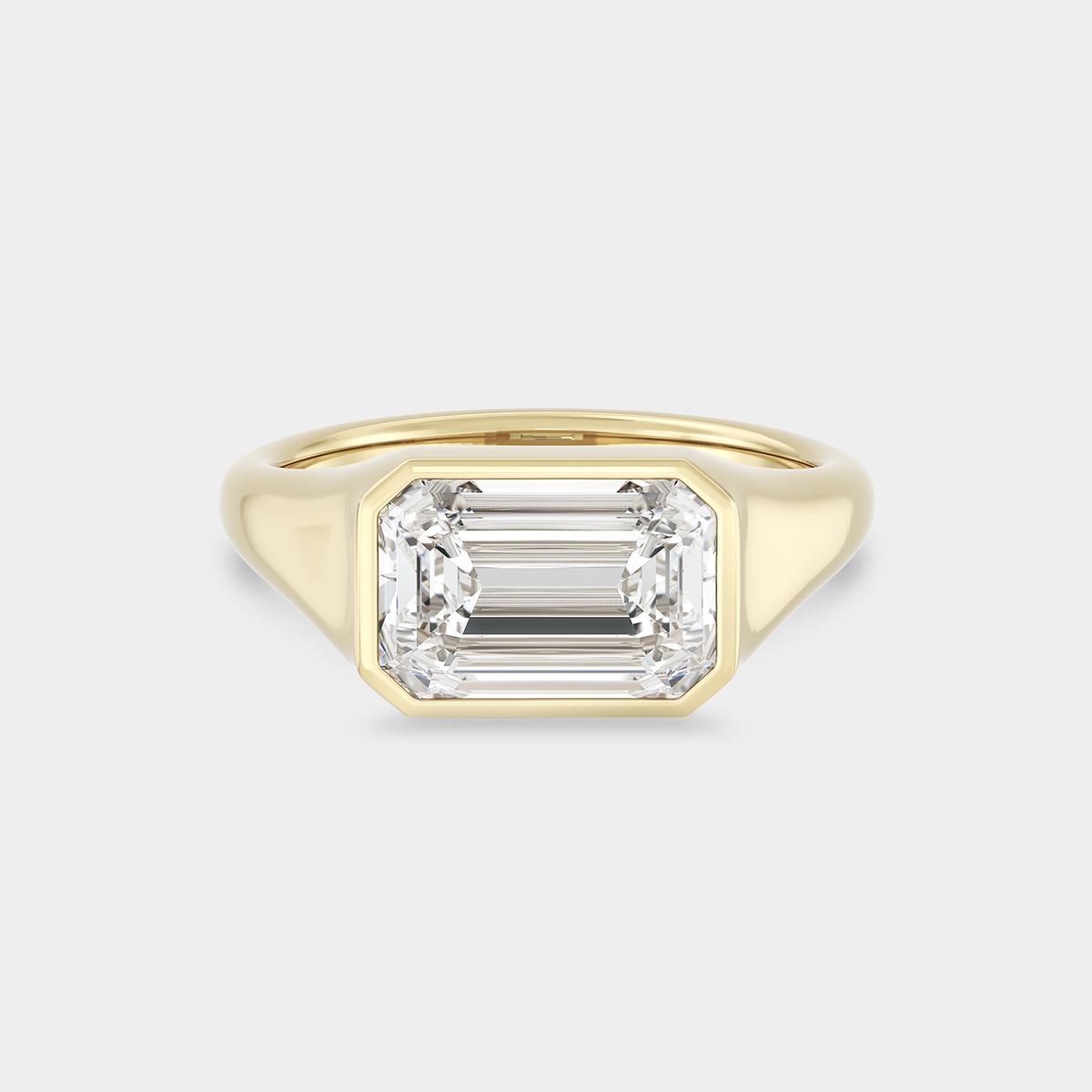 East West Emerald, Bezel Solid Form