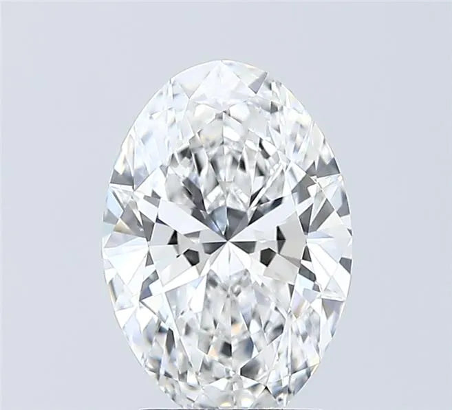 2.00ct Oval Lab Grown Diamond (Colour D, Clarity VVS2, IGI Certified)