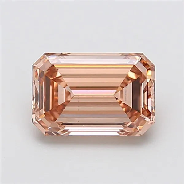 2.01ct Emerald Lab Grown Diamond (Colour Fancy Brown, Clarity VVS2, IGI Certified)