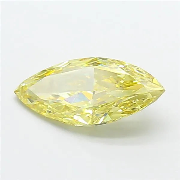 2.01ct Marquise Lab Grown Diamond (Colour Fancy Intense Yellow, Clarity VVS1, IGI Certified)