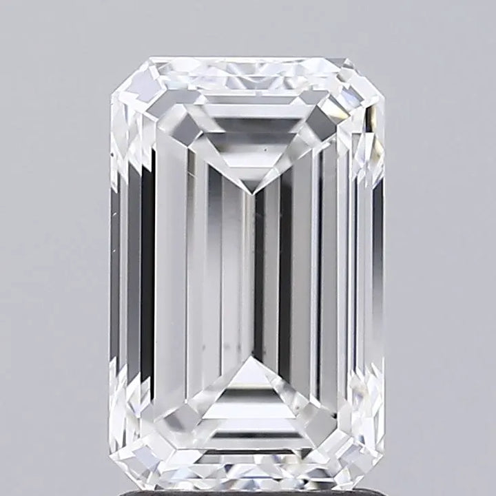 2.02ct Emerald Lab Grown Diamond (Colour D, Clarity VS2, IGI Certified)