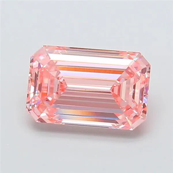 2.05ct Emerald Lab Grown Diamond (Colour Fancy Intense Pink, Clarity VS1, IGI Certified)