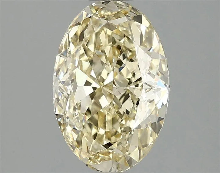 2.08ct Oval Lab Grown Diamond (Colour Fancy Intense Yellow, Clarity VS1, IGI Certified)
