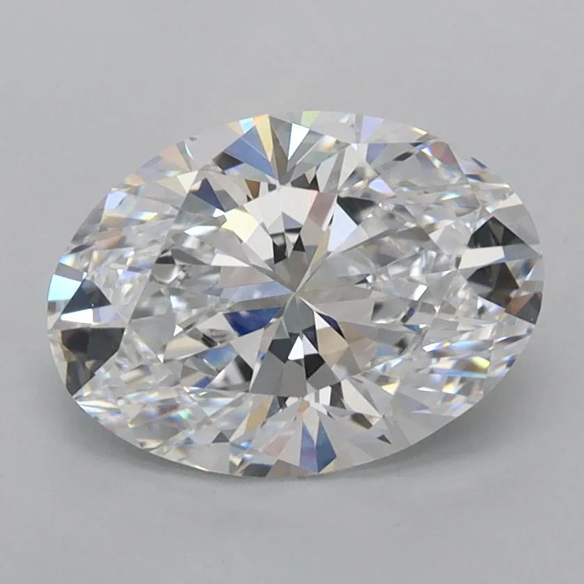 2.10ct Oval Lab Grown Diamond (Colour D, Clarity FL, IGI Certified)