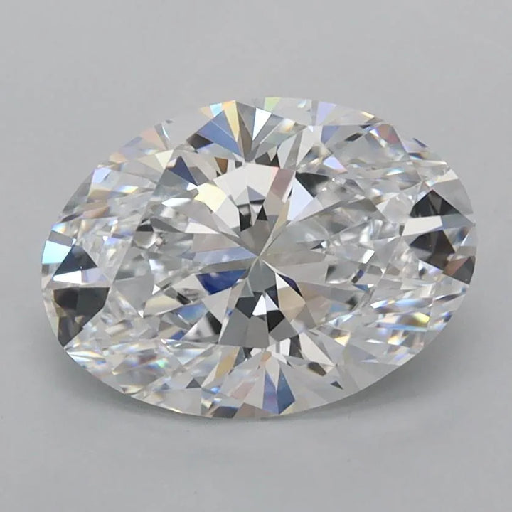 2.10ct Oval Lab Grown Diamond (Colour D, Clarity FL, IGI Certified)