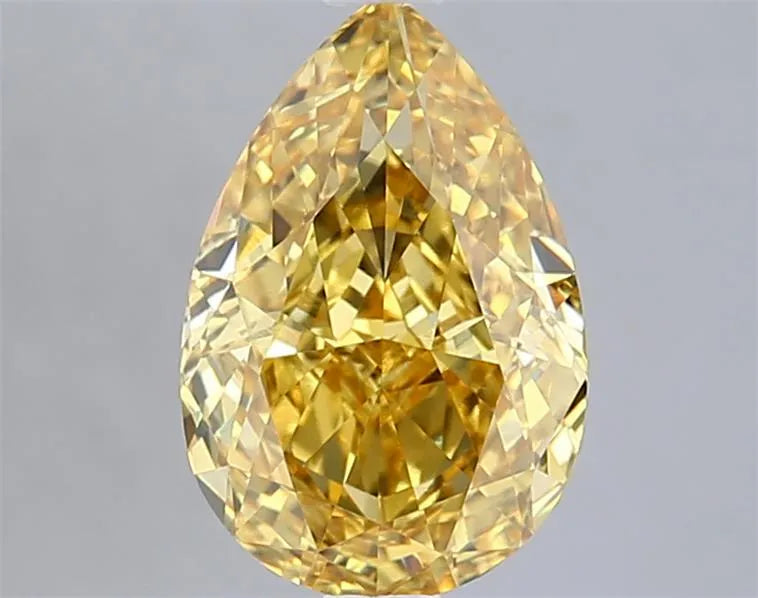 2.10ct Pear Lab Grown Diamond (Colour Faint Yellow, Clarity VVS2, Cut GD, IGI Certified)