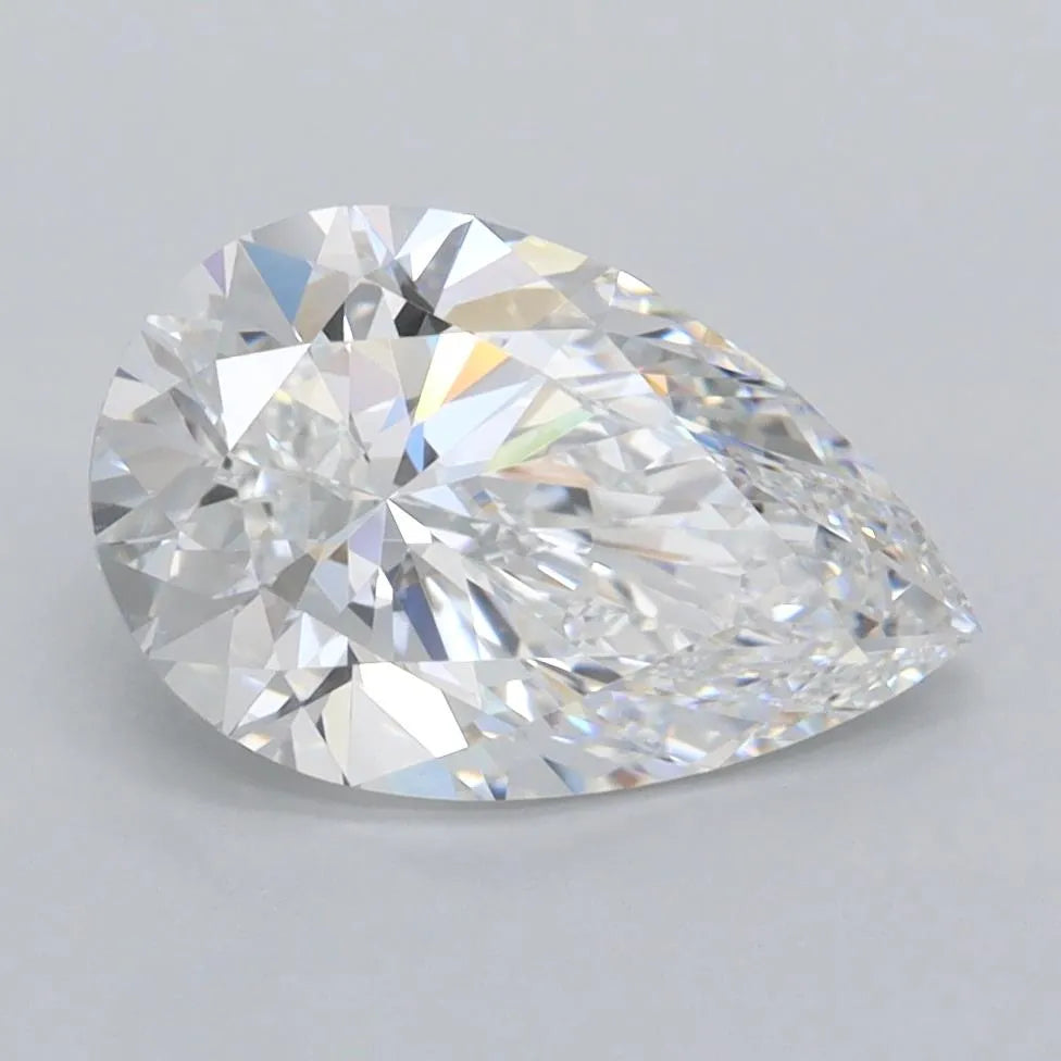 2.18ct Pear Lab Grown Diamond (Colour D, Clarity VVS1, IGI Certified)