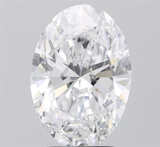 2.41ct Oval Lab Grown Diamond (Colour D, Clarity VVS2, IGI Certified)