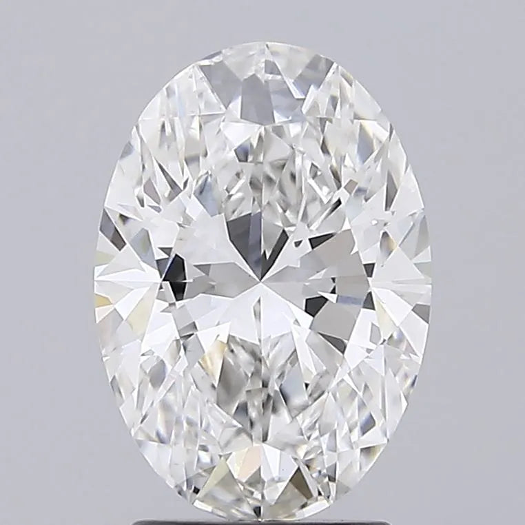 2.52ct Oval Lab Grown Diamond (Colour F, Clarity VVS2, IGI Certified)