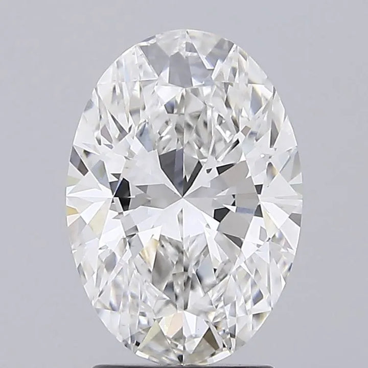 2.52ct Oval Lab Grown Diamond (Colour F, Clarity VVS2, IGI Certified)