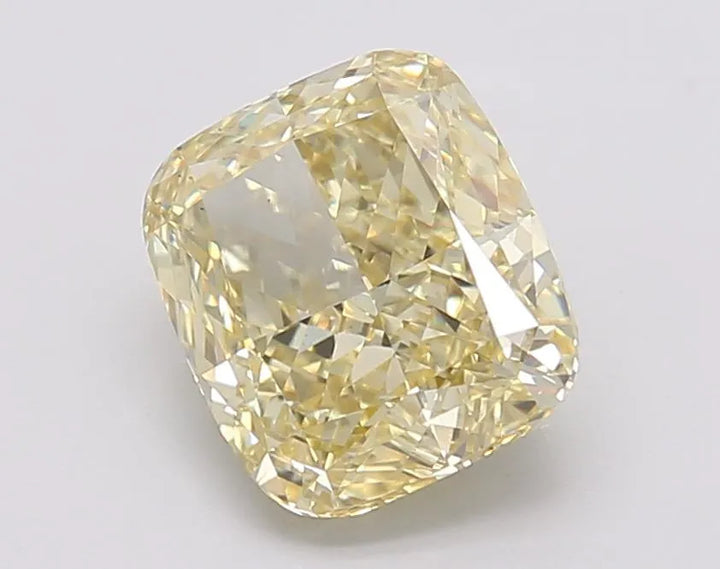 2.56ct Cushion brilliant Lab Grown Diamond (Colour Fancy Intense Yellow, Clarity VS1, IGI Certified)